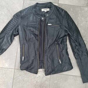 Vegan leather jacket